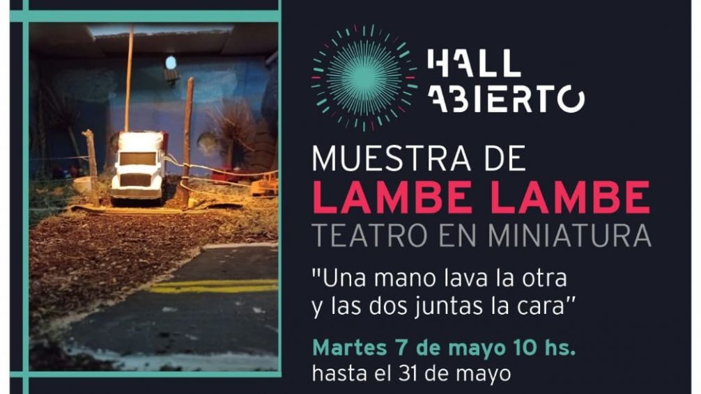 "Una mano lava la otra y las dos juntas la cara", nueva muestra en el "Hall abierto"