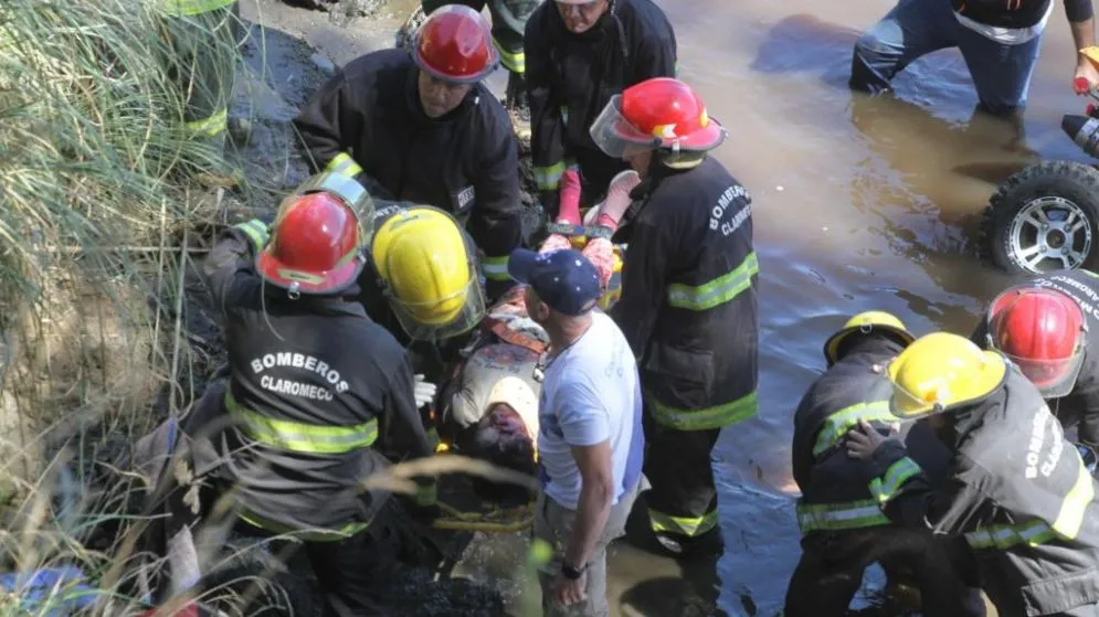 Dos tandilenses sufrieron graves heridas tras accidentarse en cuatriciclo