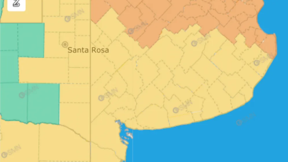 IMAGEN: SERVICIO METEOROLOGICO NACIONAL