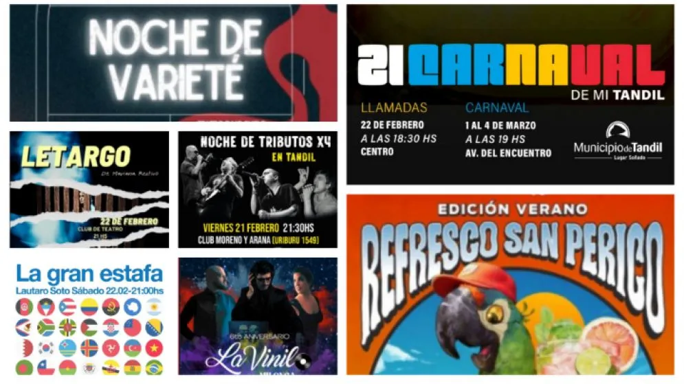 La agenda cultural del fin de semana