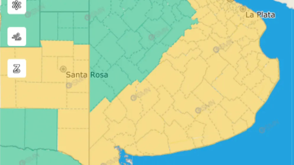 IMAGEN: SERVICIO METEOROLOGICO NACIONAL