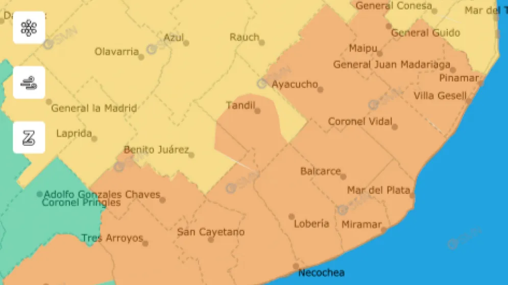 IMAGEN: SERVICIO METEOROLOGICO NACIONAL