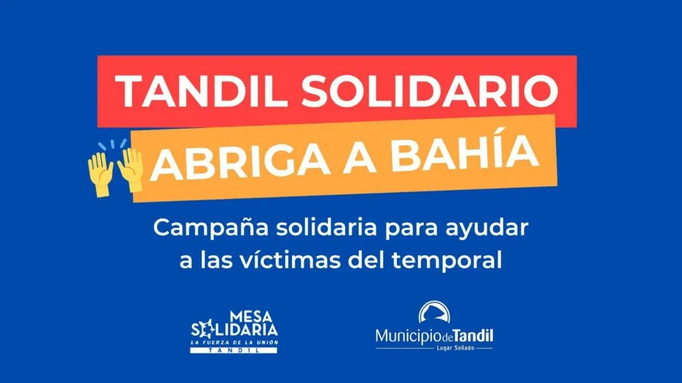 Tandil Solidario Abriga a Bahía Blanca: convocatoria a una colecta de emergencia