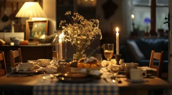 Mesa bien puesta, familia contenta: "Algunas de las mejores cosas pasan alrededor de una mesa" 