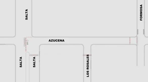 Se inician las obras de construcción del desagüe pluvial en la calle Azucena