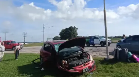 Otro choque en el acceso a Gardey: un herido grave