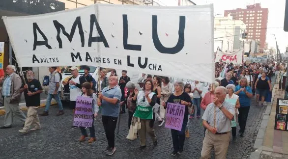 La marcha de los jubilados tuvo su réplica en Tandil