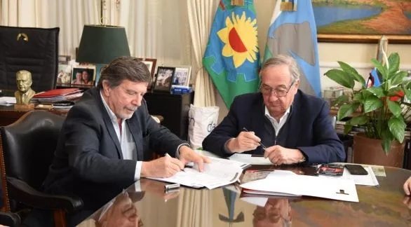 Firmaron el acuerdo para completar la construcción del edificio de la Escuela Técnica Nº 3